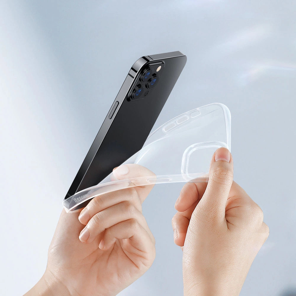 Baseus Simple Series Case transparent gel case for iPhone 13 Pro Max transparent (ARAJ000202)_9