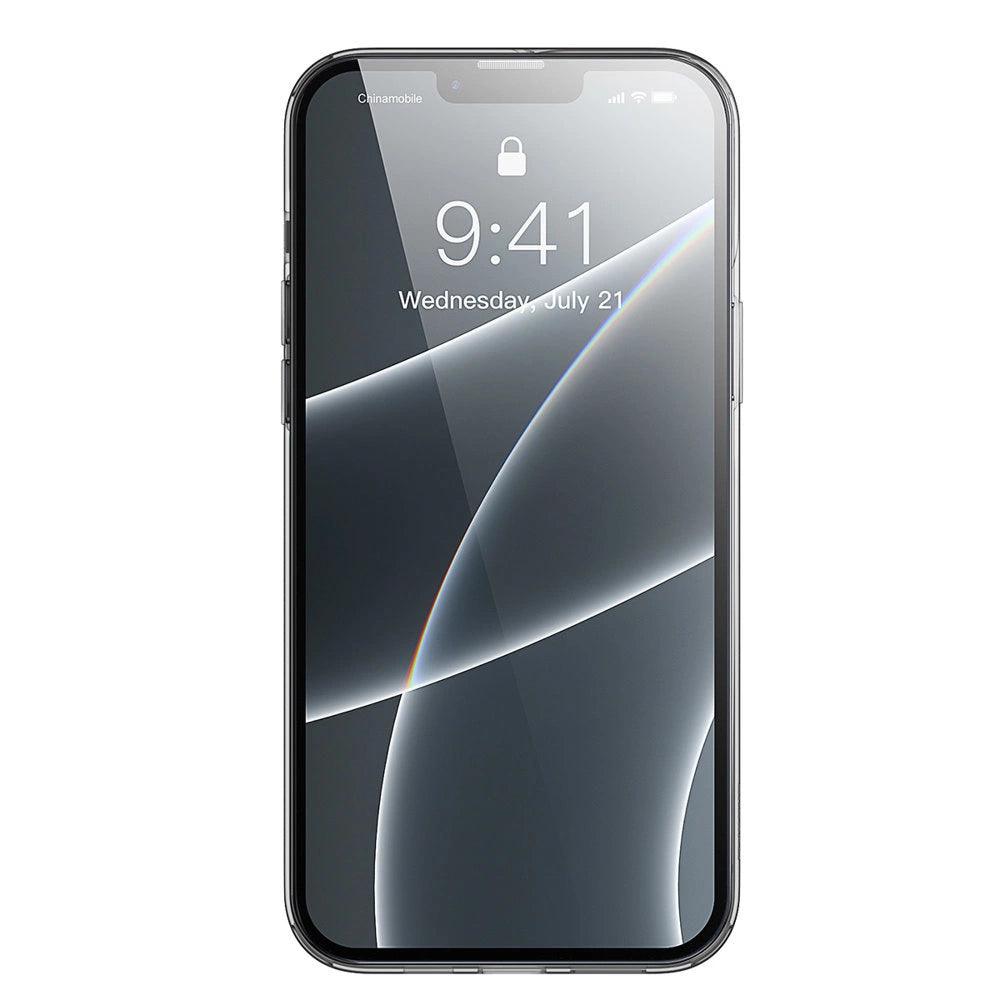 Baseus Simple Series Case transparent gel case for iPhone 13 Pro black (ARAJ000401)_2