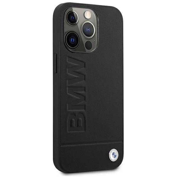 Etui BMW BMHCP13XSLLBK iPhone 13 Pro Max 6,7" czarny/black hardcase Signature Logo Imprint_3