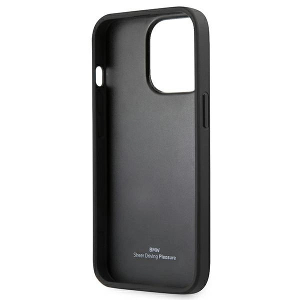 Etui BMW BMHCP13XSLLBK iPhone 13 Pro Max 6,7" czarny/black hardcase Signature Logo Imprint_6