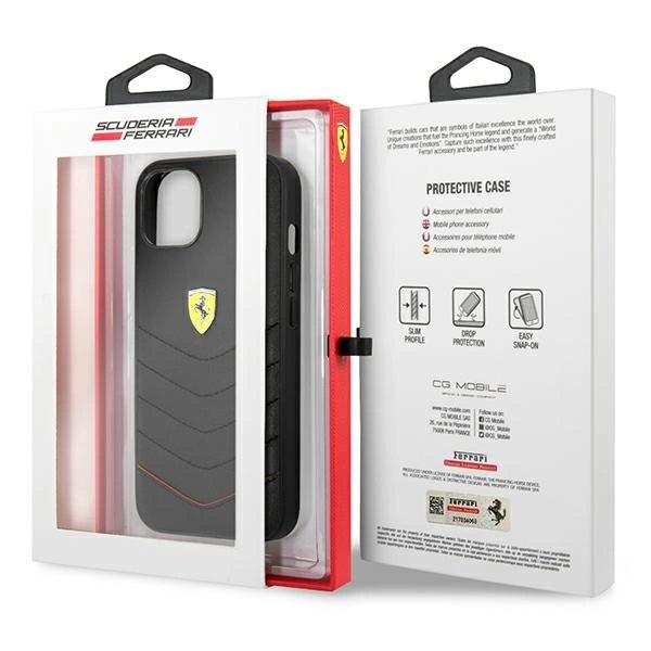 Ferrari FEHCP13SRQUK iPhone 13 mini 5.4" black/black hardcase Off Track Quilted_7