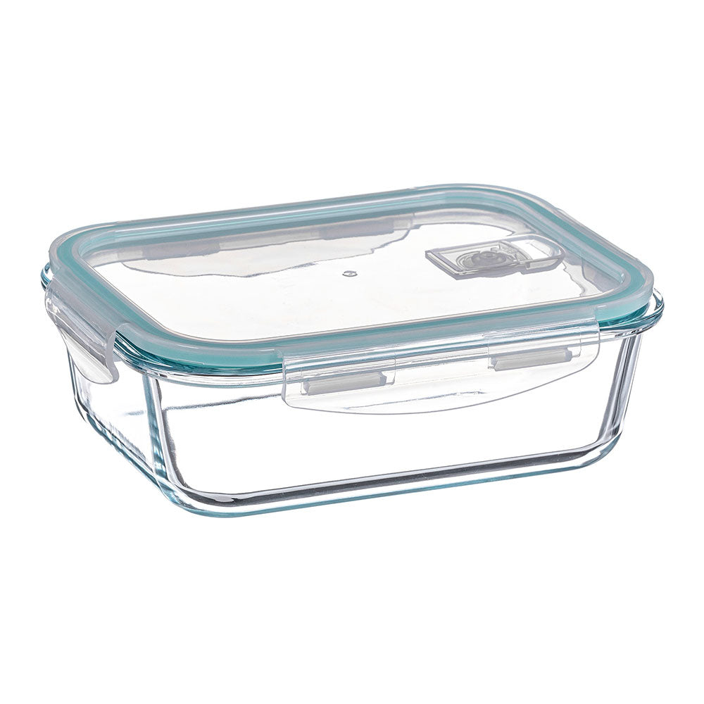 Recipiente de alimentos retangular hermética de borosilicato 1040 ml_0