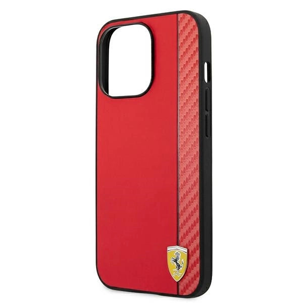 Ferrari FESAXHCP13XRE iPhone 13 Pro Max 6.7" red/red hardcase On Track Carbon Stripe_5