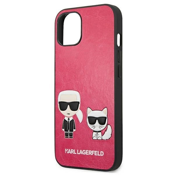 Karl Lagerfeld KLHCP13SPCUSKCP iPhone 13 mini 5,4" fuksja/fuchsia hardcase Ikonik Karl & Choupette_5