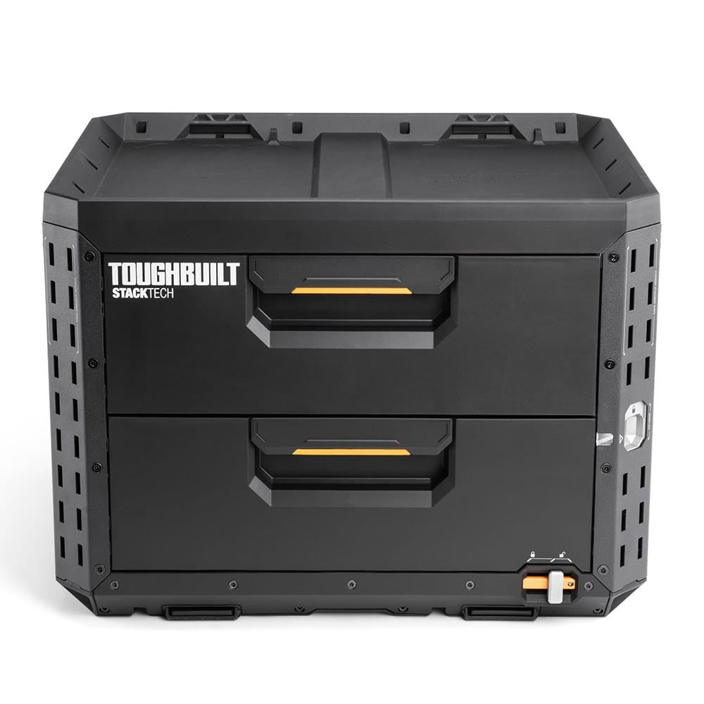 Caixa de ferramentas com 2 gavetas com fecho, stacktech, 53 x 40,5 x 39,5 cm_0