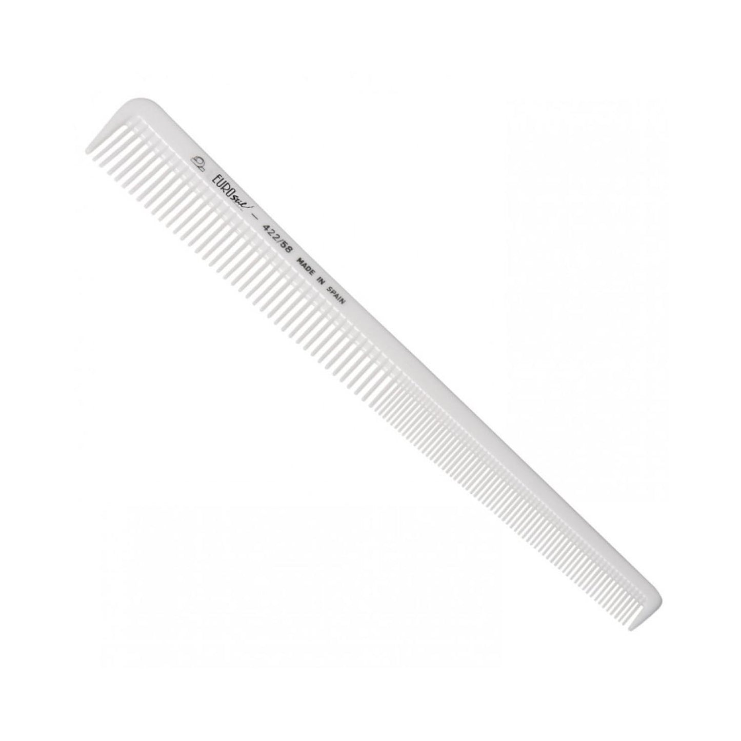 EUROSTIL PELUQUERO PEINE ESPECIAL 18CM BLANCO 1UN_0