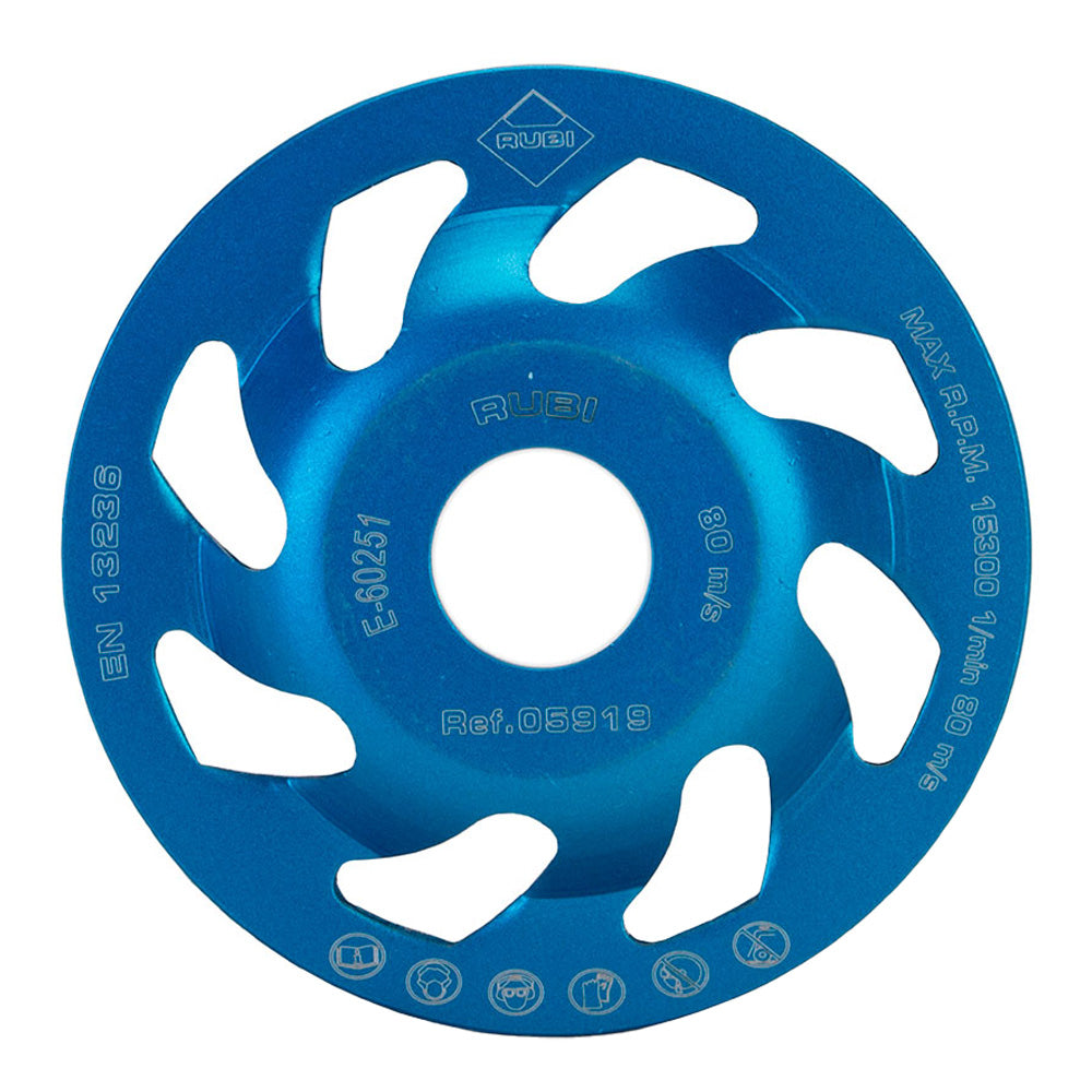 Muela desbaste fan cup para hormigón ø100mm r5919 rubi_0