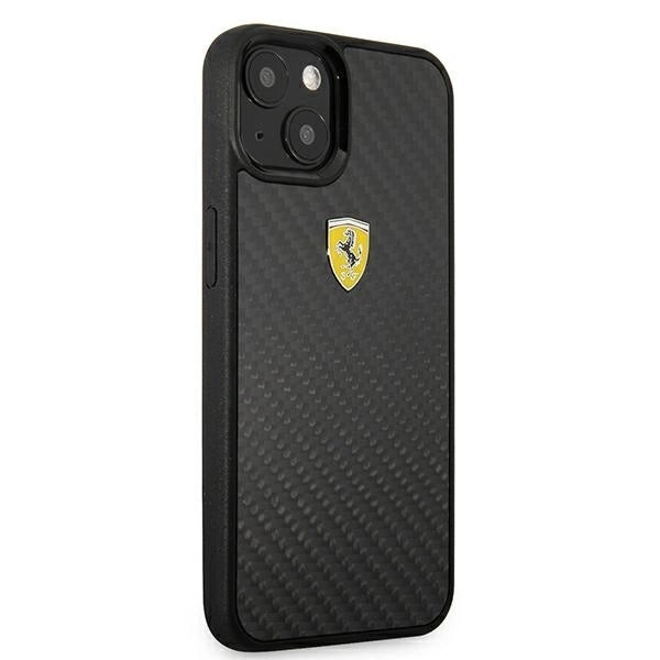 Ferrari FEHCP13SFCABK iPhone 13 mini 5.4" black/black hardcase On Track Real Carbon_3