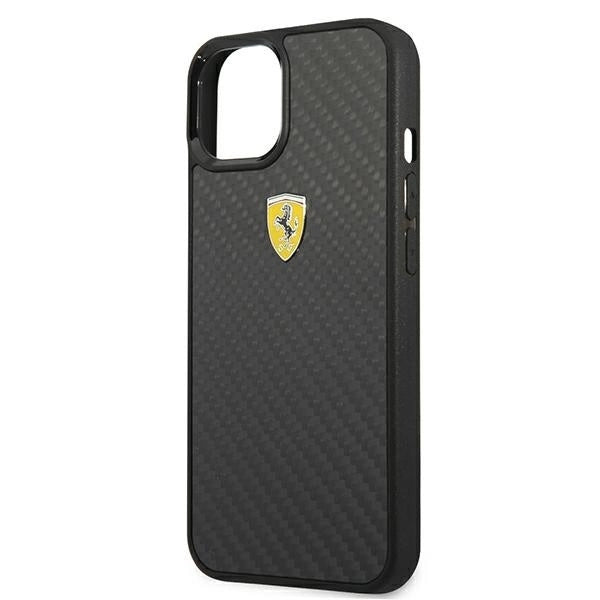 Ferrari FEHCP13SFCABK iPhone 13 mini 5.4" black/black hardcase On Track Real Carbon_5