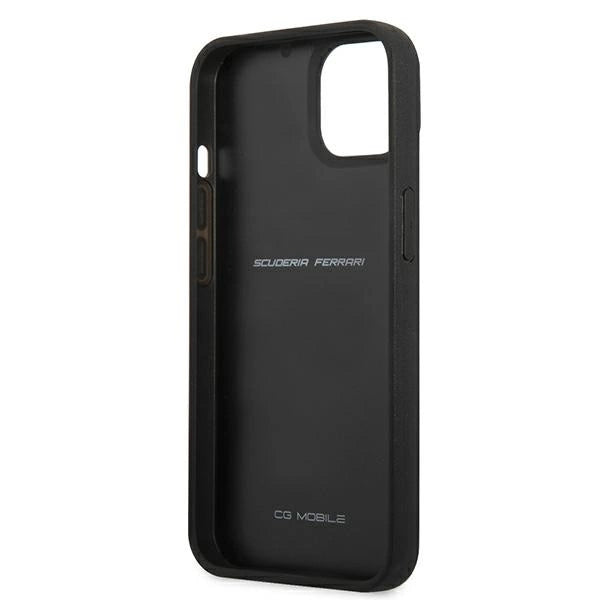 Ferrari FEHCP13SFCABK iPhone 13 mini 5.4" black/black hardcase On Track Real Carbon_6