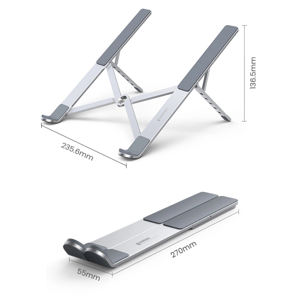Ugreen foldable adjustable laptop stand silver (LP451)_12