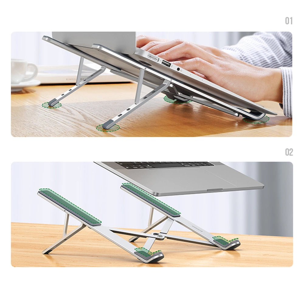 Ugreen foldable adjustable laptop stand silver (LP451)_3