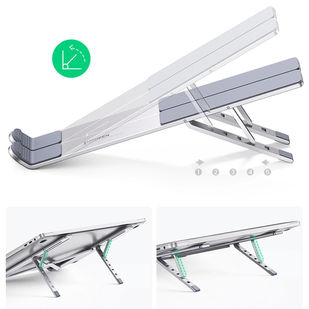 Ugreen foldable adjustable laptop stand silver (LP451)_8