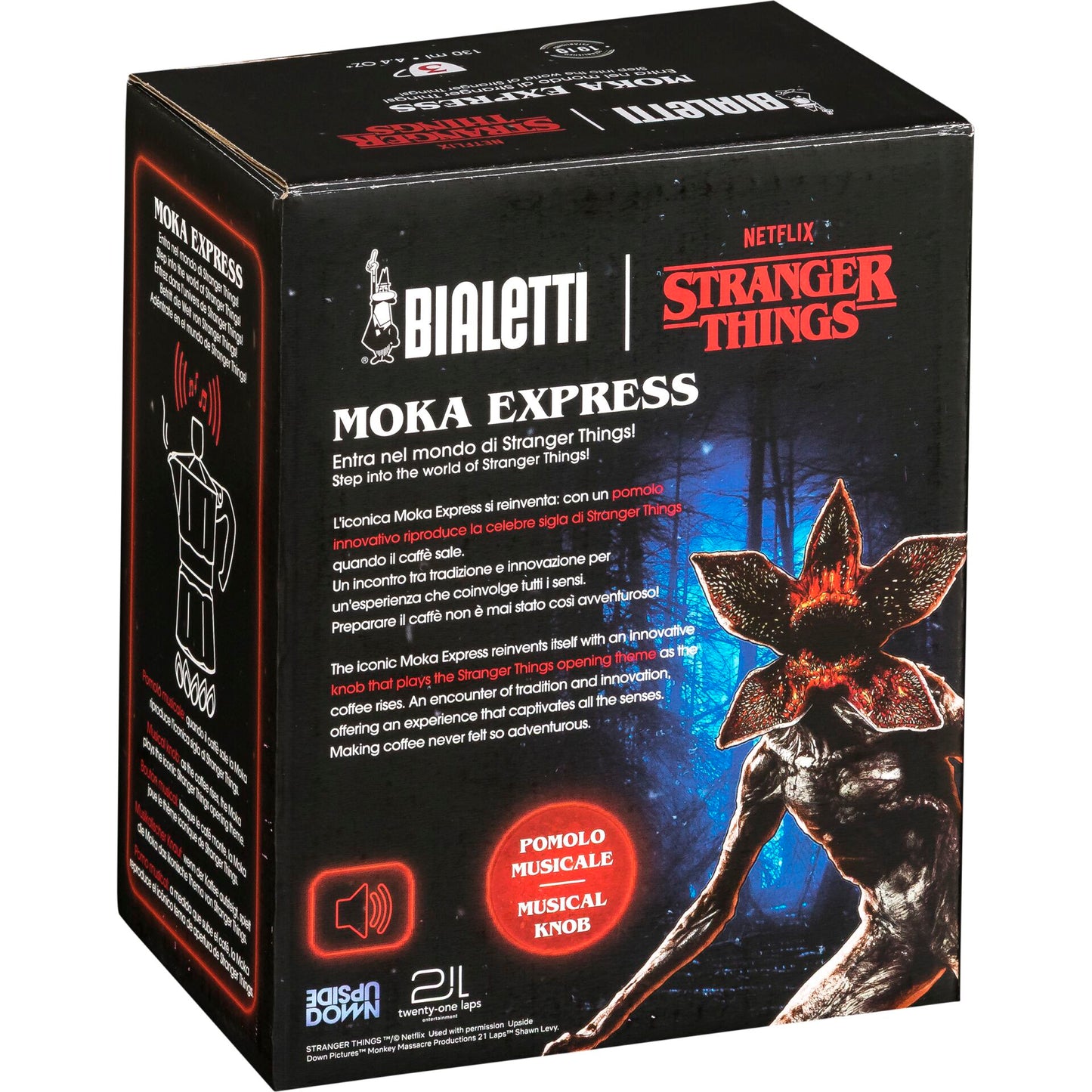 Cafeteira Bialetti Moka Express 3TZ Stranger Things