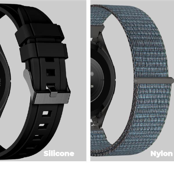 Smartwatch Nilox TRAILPRO 1.43″ Preto + 2 Pulseiras GPS Integrado