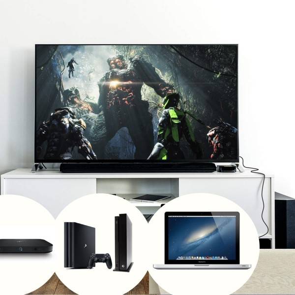 Cabo HDMI 2.0 Ewent EC1341 Premium com Ethernet 4K@60Hz 3m