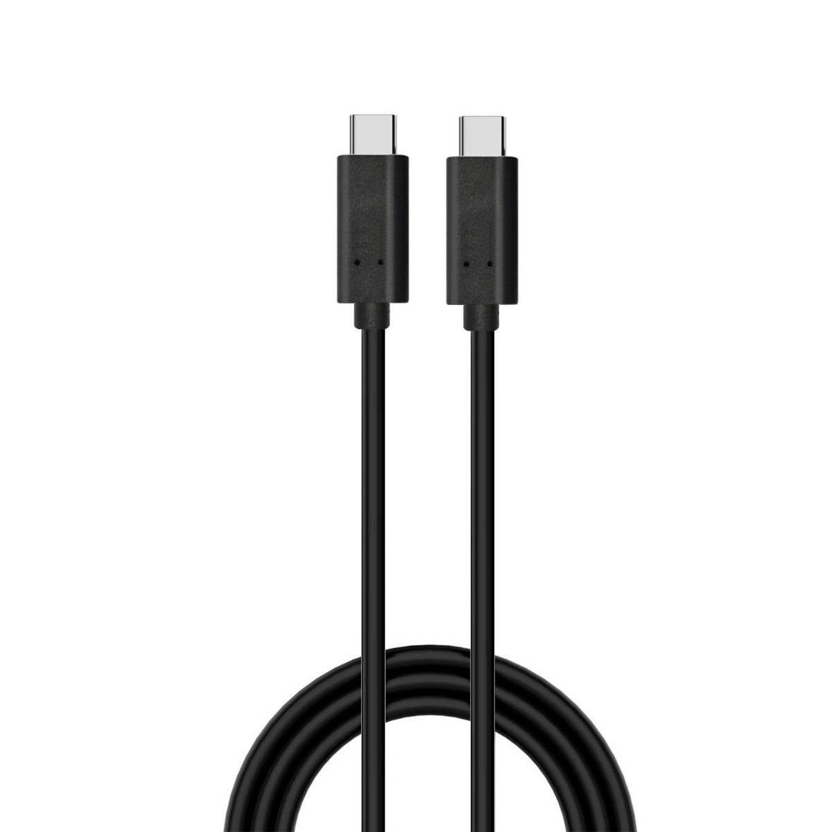 Cabo USB-C Ewent EC1045 / PD 60W / 10Gbps / 4K / 1m / Preto