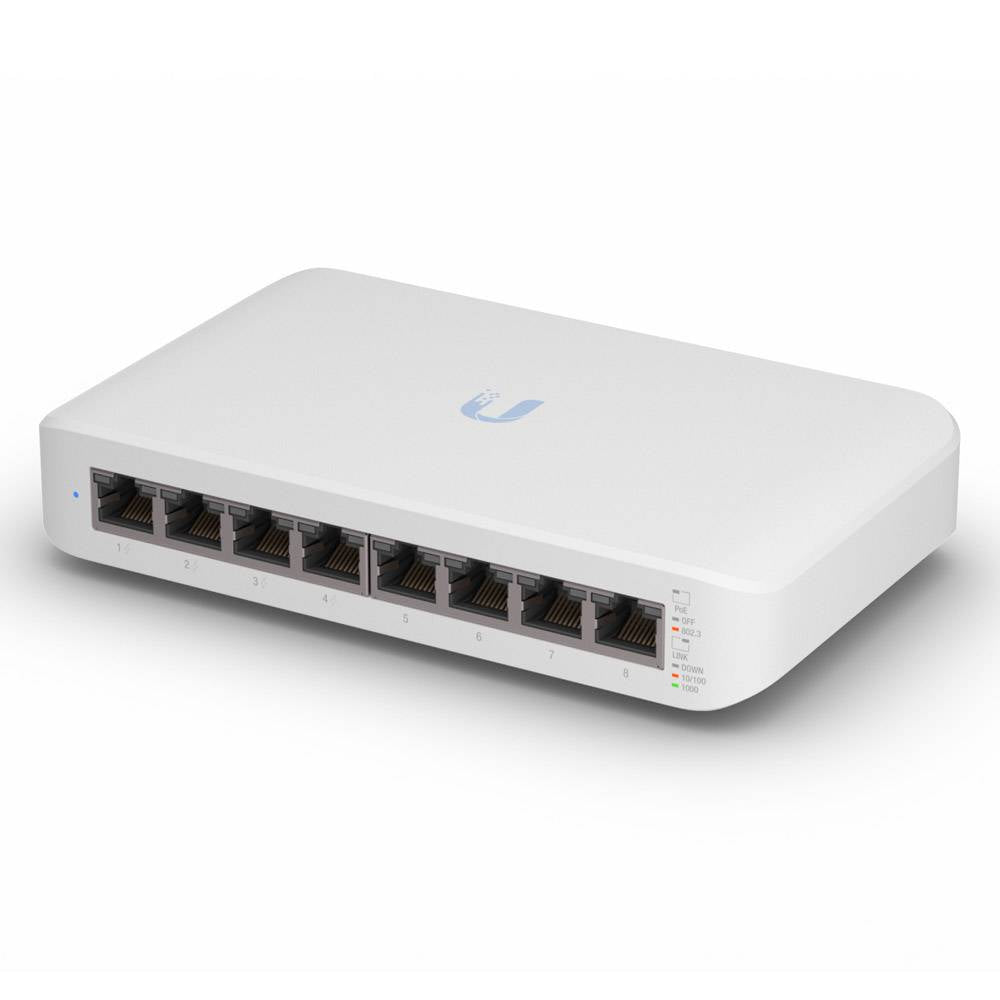 Switch Ubiquiti Lite-8 Portas Gigabit Managed PoE+ Wall Mount