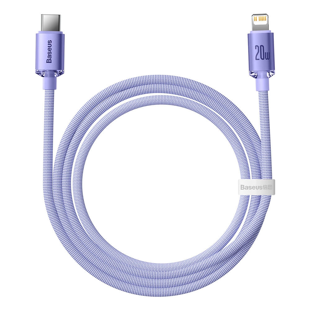 Baseus CAJY000205 Lightning - USB-C PD cable 20W 480Mb/s 1.2m - purple_6