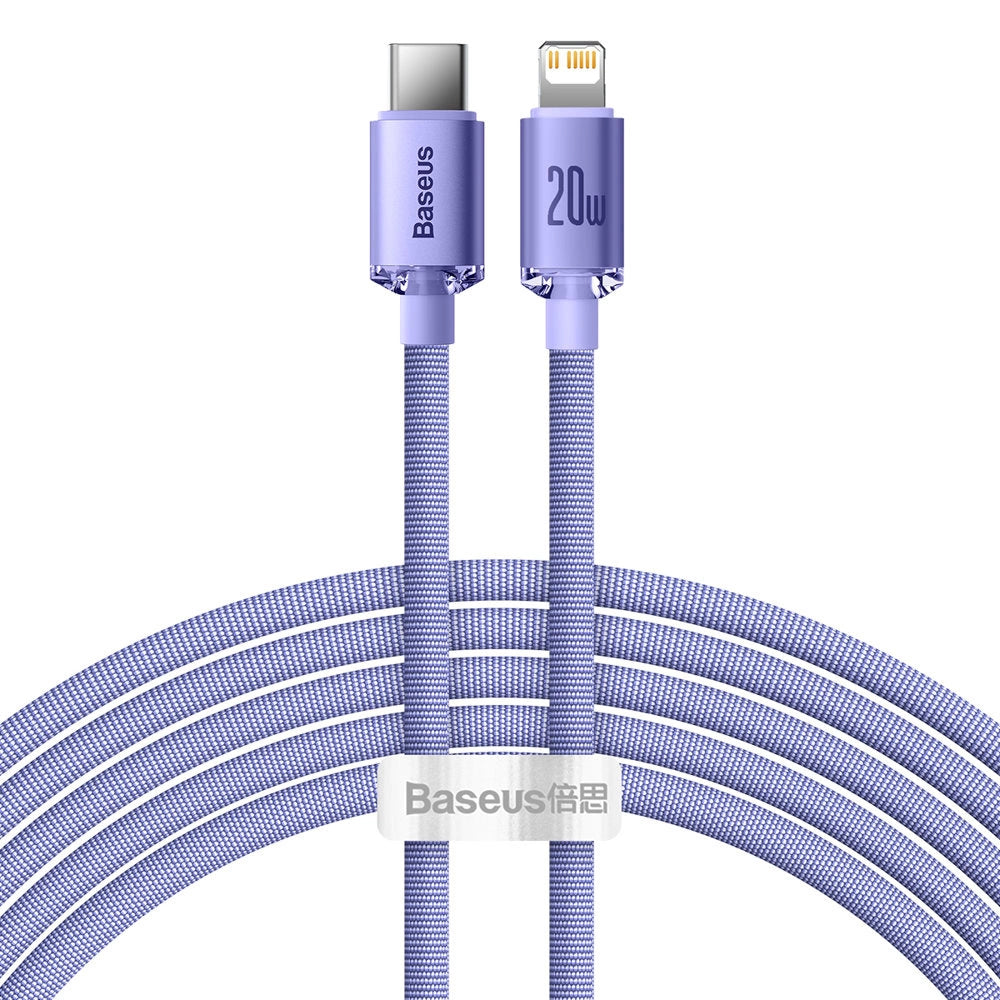 Baseus CAJY000305 Lightning - USB-C PD cable 20W 480Mb/s 2m - purple_1
