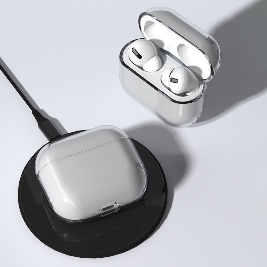 Case for AirPods 3 hard and strong cover for headphones transparent (case A)_7