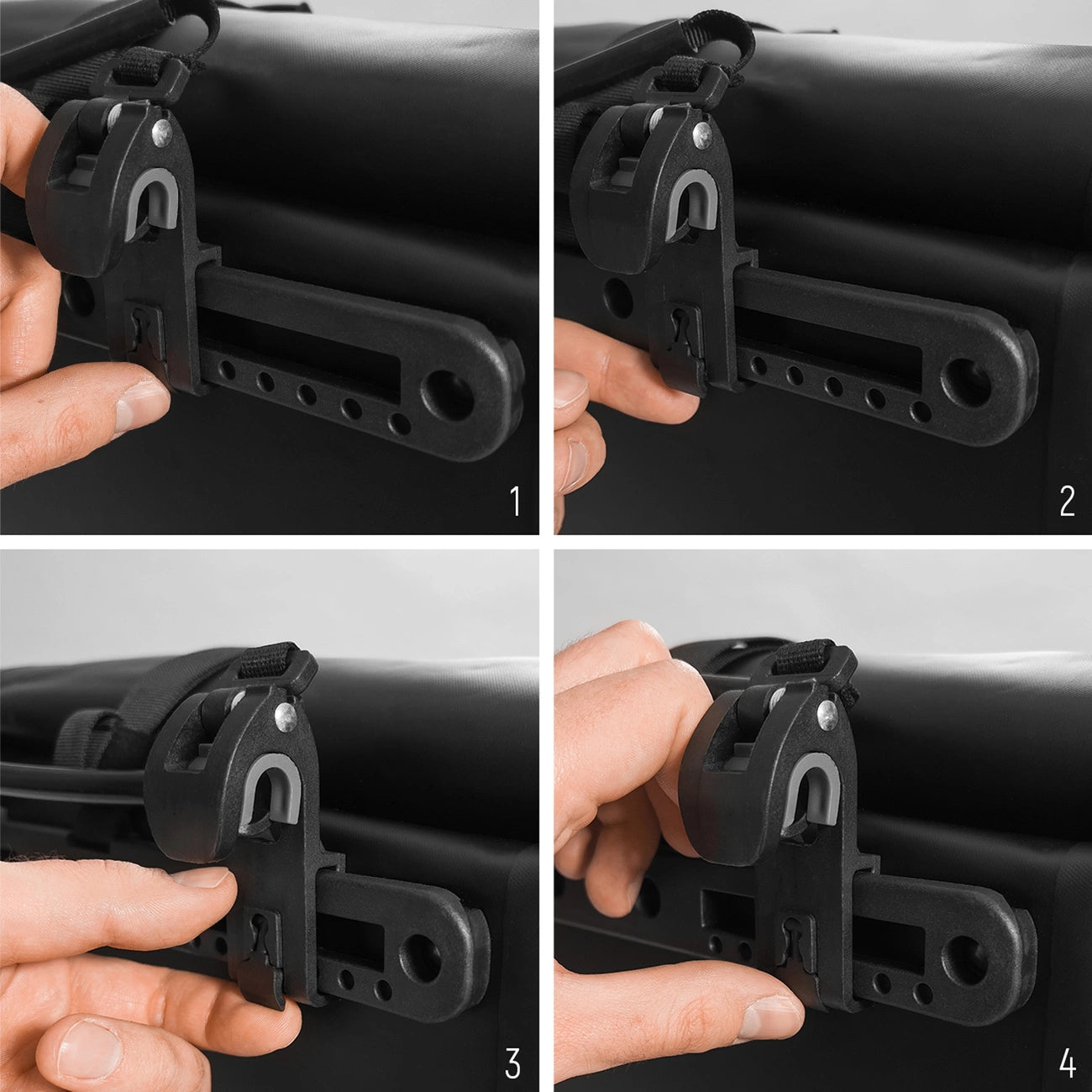 Wozinsky waterproof bicycle bag trunk pannier 25l black (WBB24BK)_5