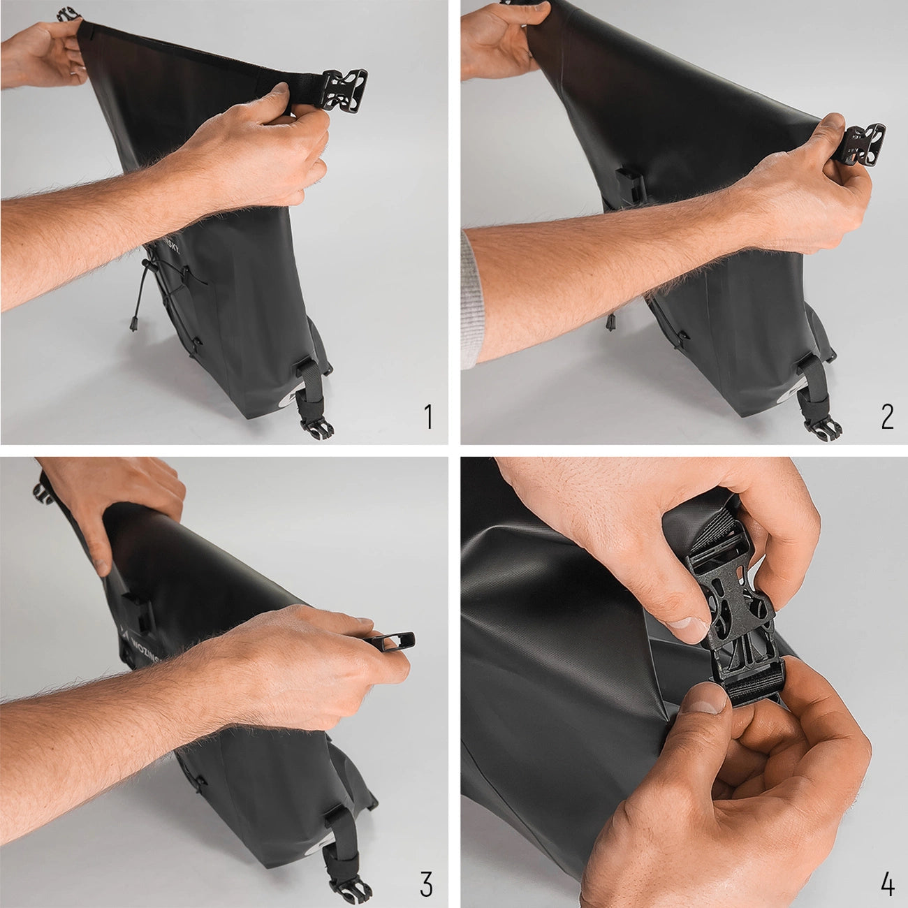 Wozinsky waterproof bicycle bag trunk pannier 25l black (WBB24BK)_8