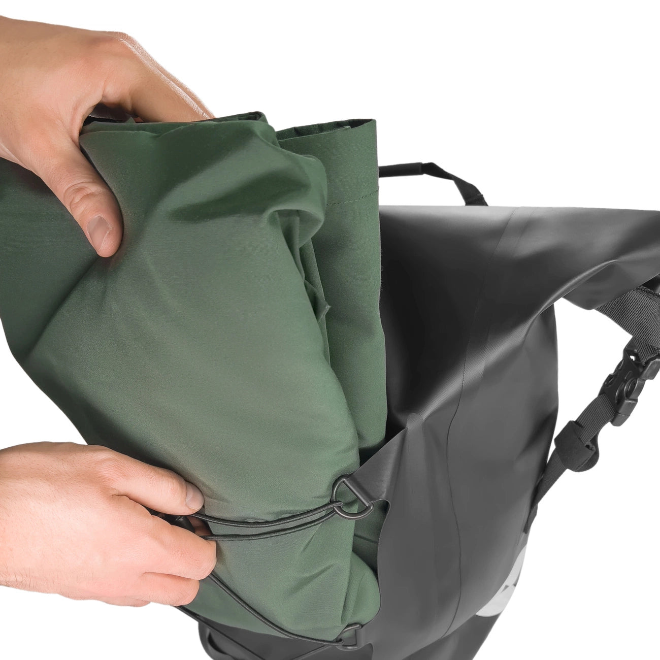 Wozinsky waterproof bicycle bag trunk pannier 25l black (WBB24BK)_12