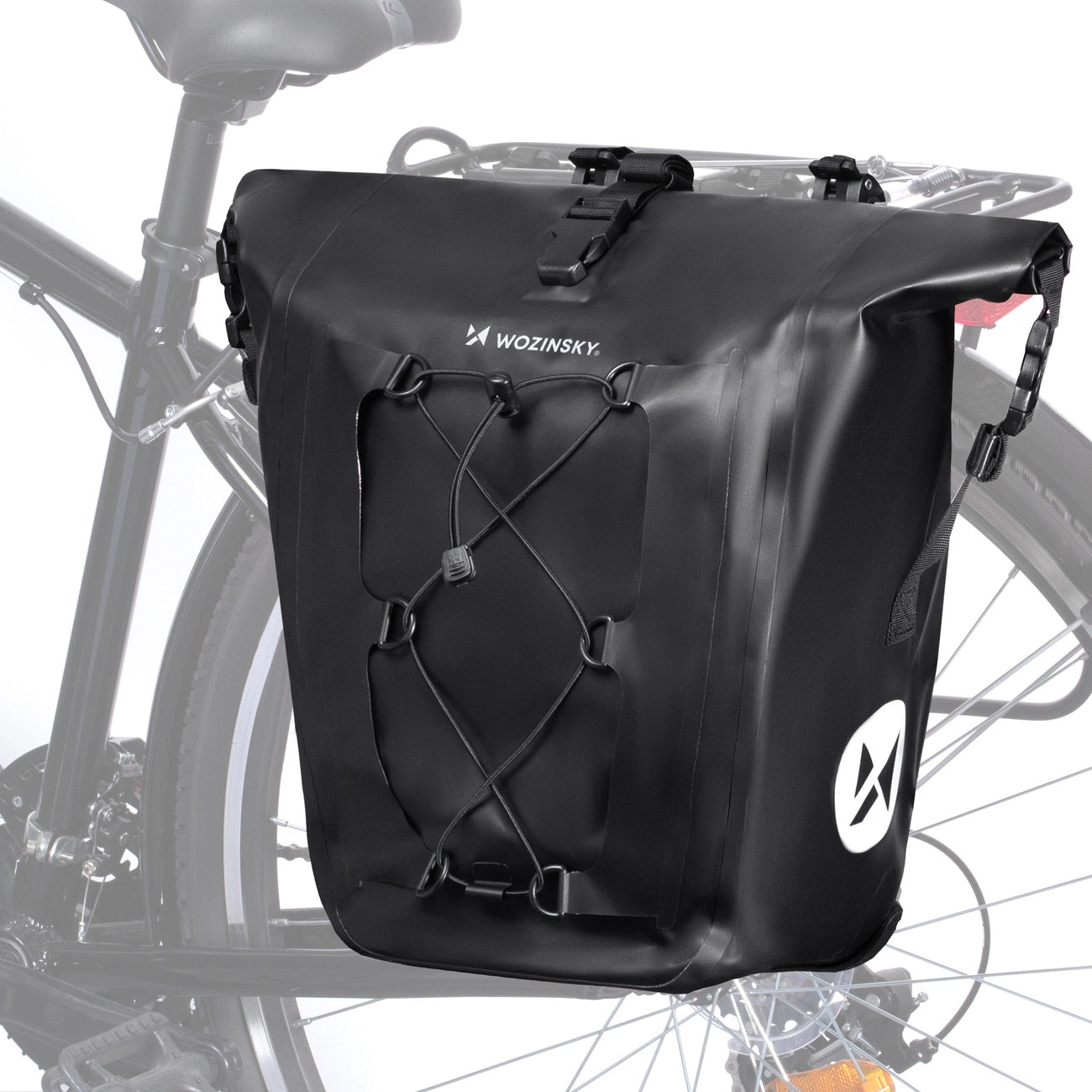 Wozinsky waterproof bicycle bag trunk pannier 25l black (WBB24BK)_22