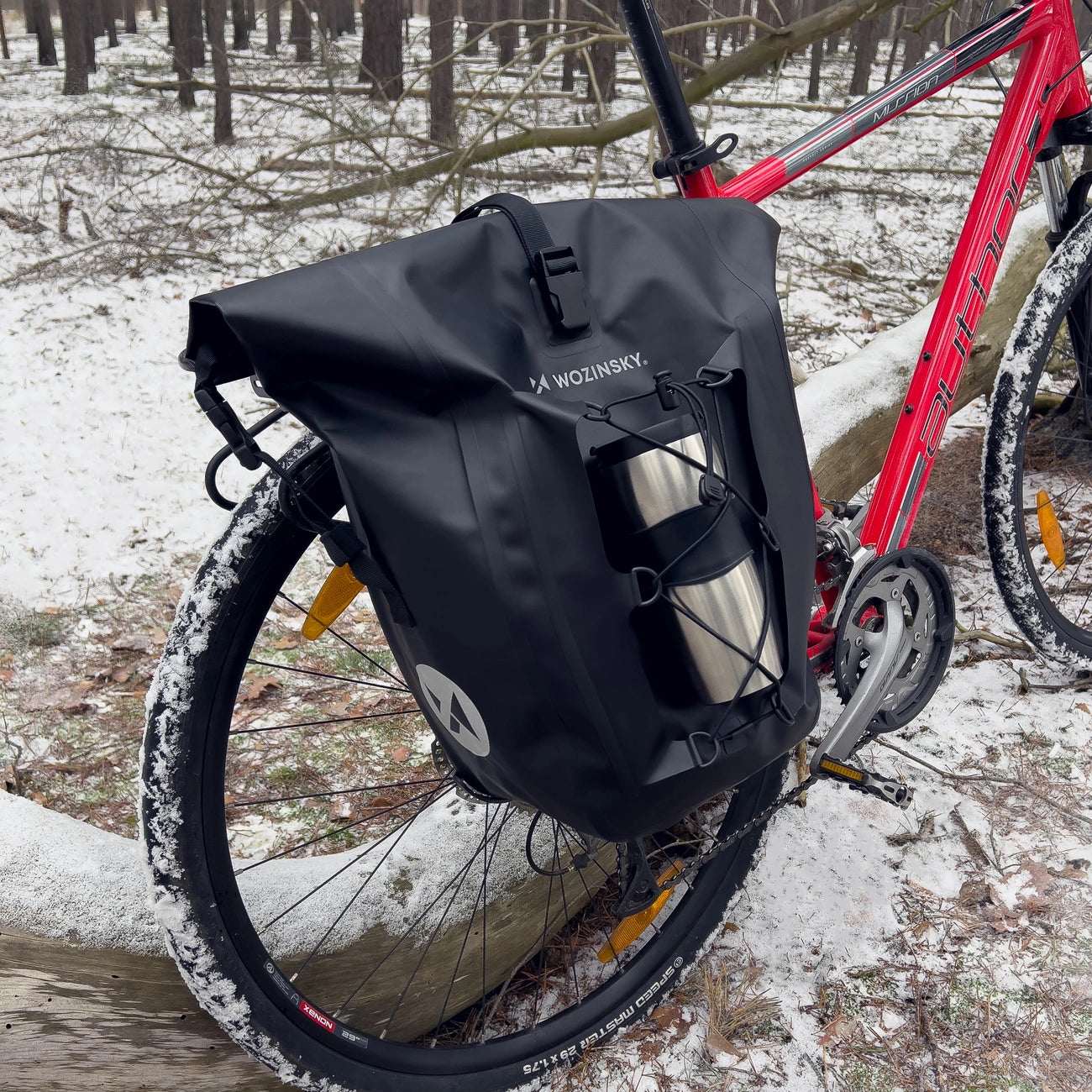 Wozinsky waterproof bicycle bag trunk pannier 25l black (WBB24BK)_19
