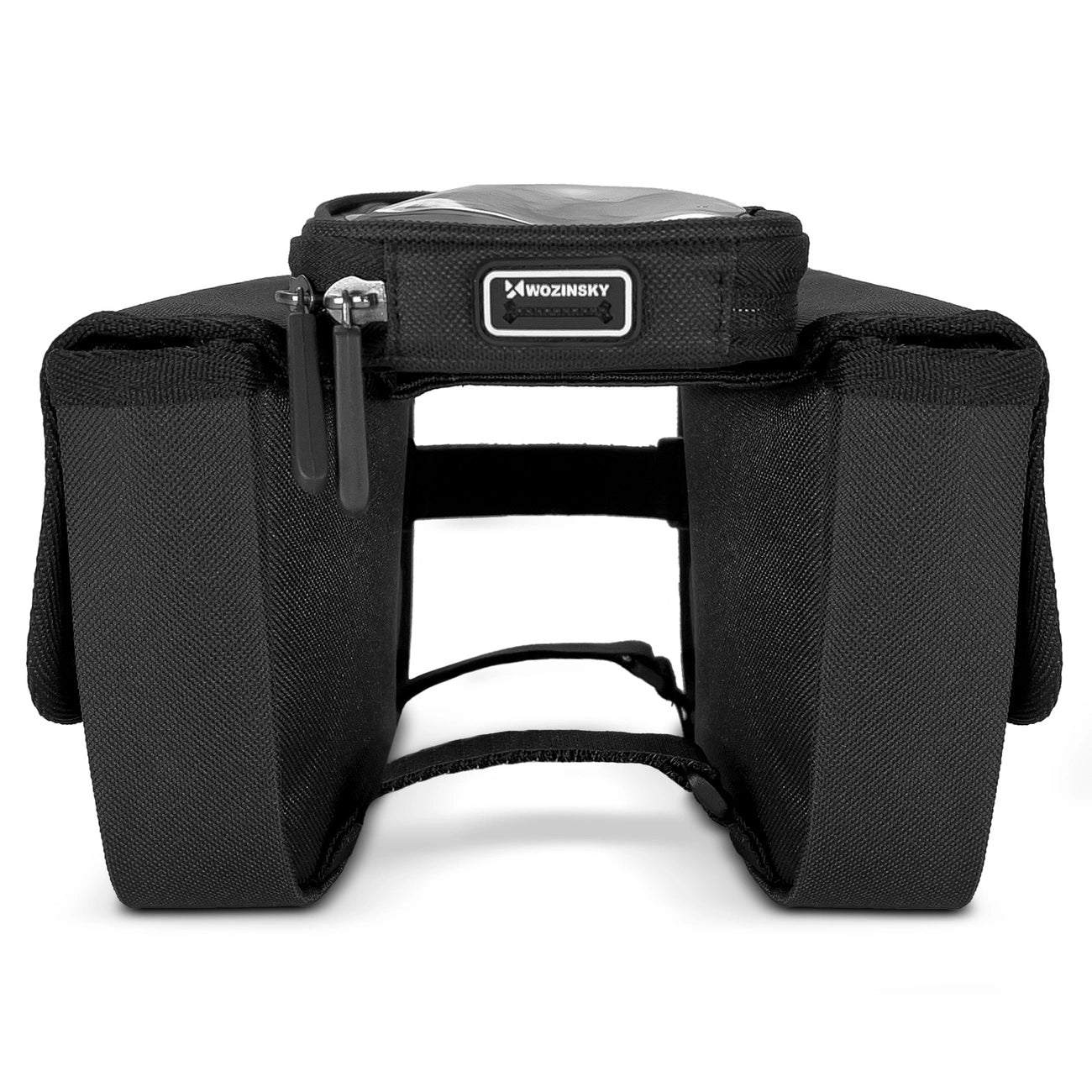 Wozinsky frame bike bag bicycle pannier waterproof phone case 1.5l black (WBB26BK)_4