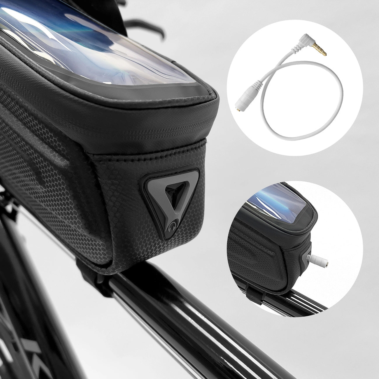 Wozinsky Bike Frame Bag 1.7l Phone Cover Black (WBB28BK)_4