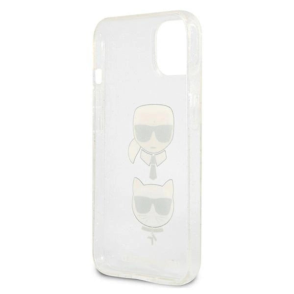 Karl Lagerfeld KLHCP13SKCTUGLS iPhone 13 mini 5,4" srebrny/silver hardcase Glitter Karl`s & Choupette_6