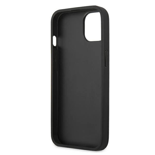 Karl Lagerfeld KLHCP13SPKMK iPhone 13 mini 5,4" czarny/black hardcase Leather Ikonik Karl`s Head Metal_6