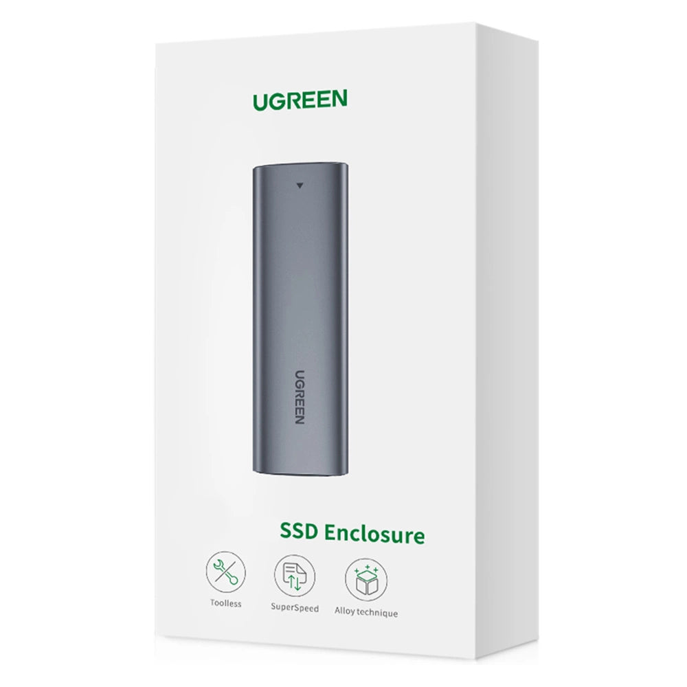 Ugreen Hard Drive Bay M.2 B-Key SATA 3.0 5Gbps Gray + USB Type C Cable (CM400)_5