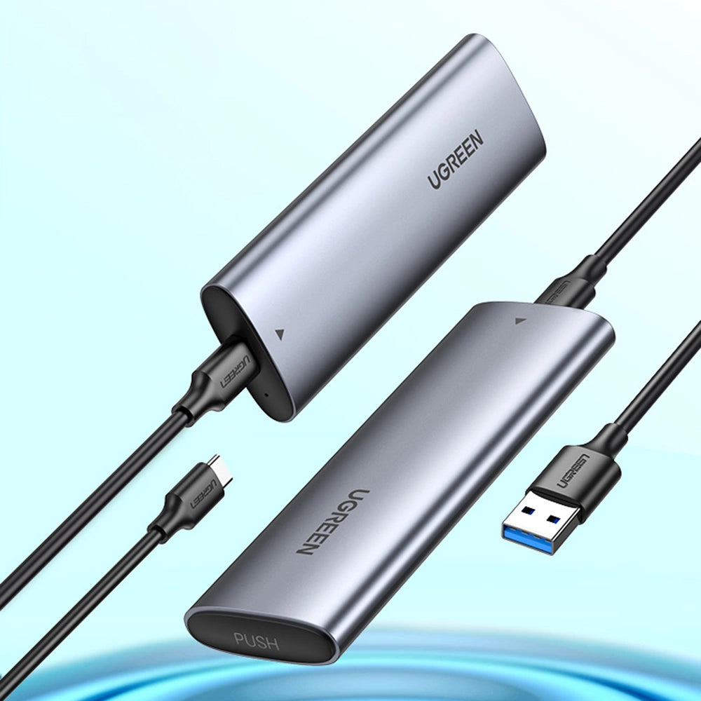 Ugreen Hard Drive Bay M.2 B-Key SATA 3.0 5Gbps Gray + USB Type C Cable (CM400)_12