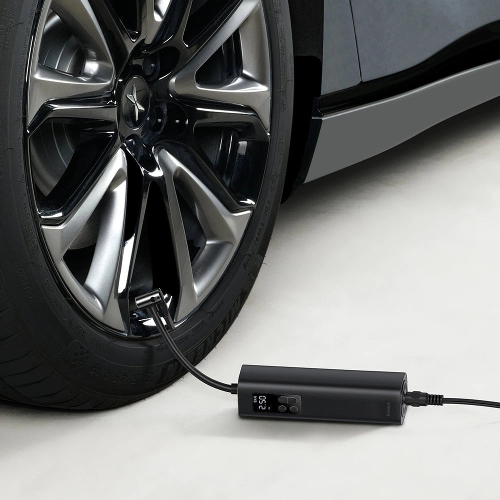 Baseus CRCQ000001 Mini Tire Compressor for Cigarette Lighter Socket - Black_20