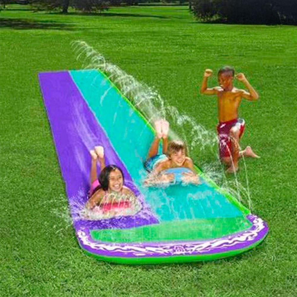 Rampa deslizante de pvc com água, 145 x 482 cm_0