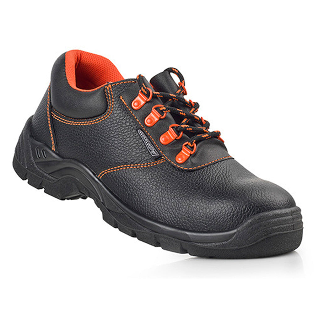 Sapatos de segurança de pele preta s3 src tamanho 35 blackleather_0