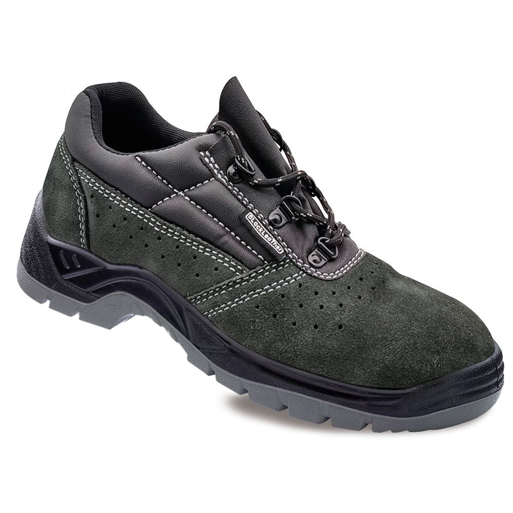 Sapatos de segurança de camurça perfurada cinzenta escuro s1p src tamanho 36_0