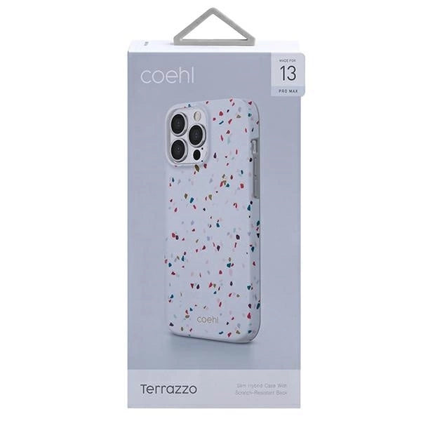 Uniq Coehl Terrazzo case for iPhone 13 Pro Max - white_1