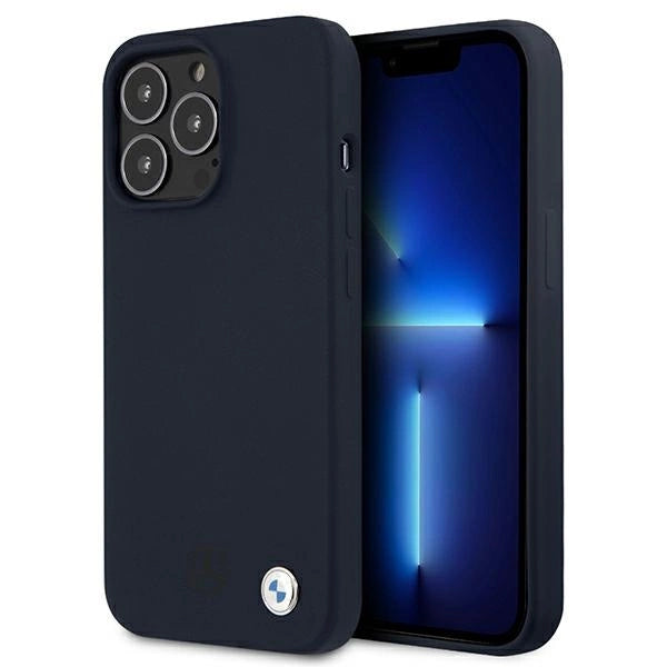 BMW Silicone Signature Case for iPhone 13 Pro Max 6.7" - Navy Blue_0