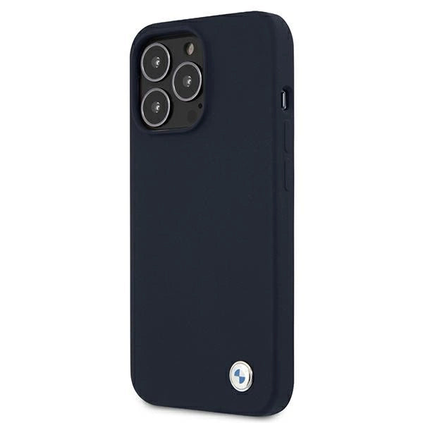BMW Silicone Signature Case for iPhone 13 Pro Max 6.7" - Navy Blue_1