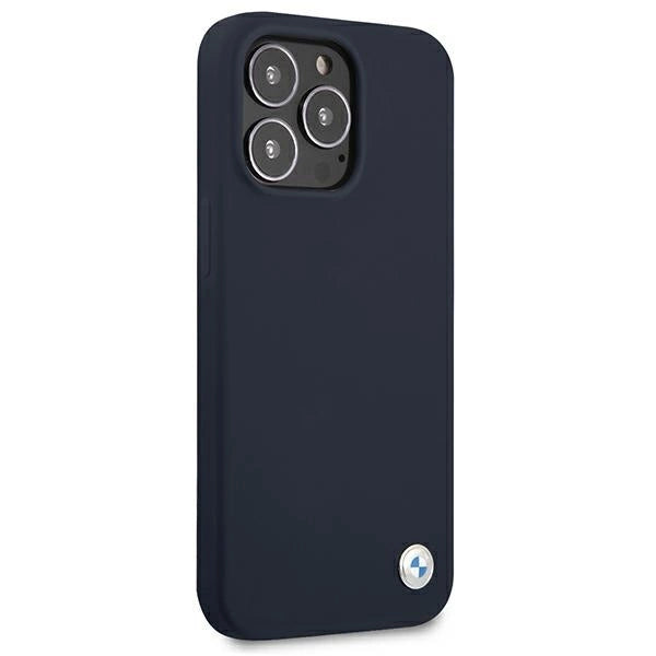 BMW Silicone Signature Case for iPhone 13 Pro Max 6.7" - Navy Blue_3