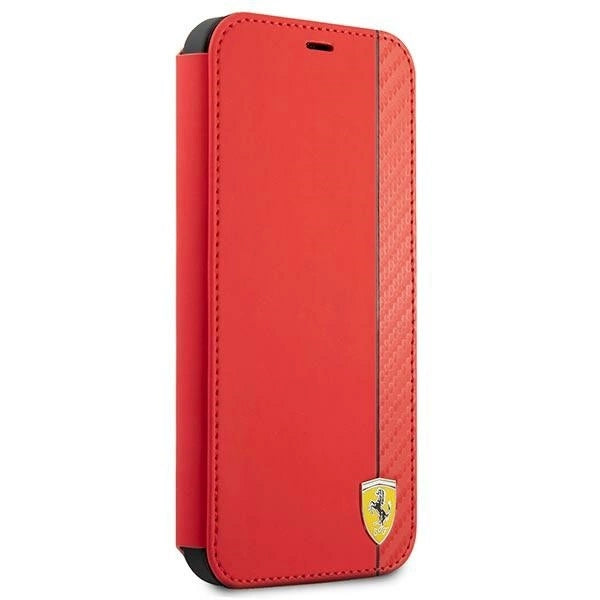 Ferrari FESAXFLBKP13SRE iPhone 13 mini 5.4" red/red book On Track Carbon Stripe_2