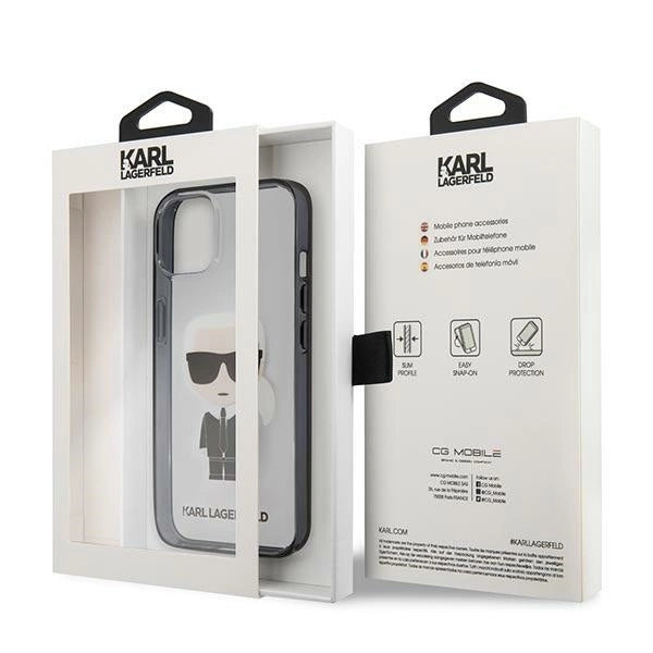 Karl Lagerfeld KLHCP13SHIKCK iPhone 13 mini 5,4" transparent Ikonik Karl_7