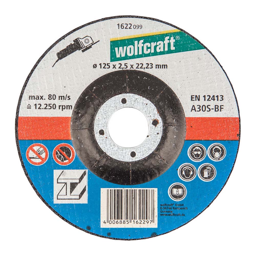 Disco de corte para metalø125x2,5x22,23mm 1622099 wolfcraft_0