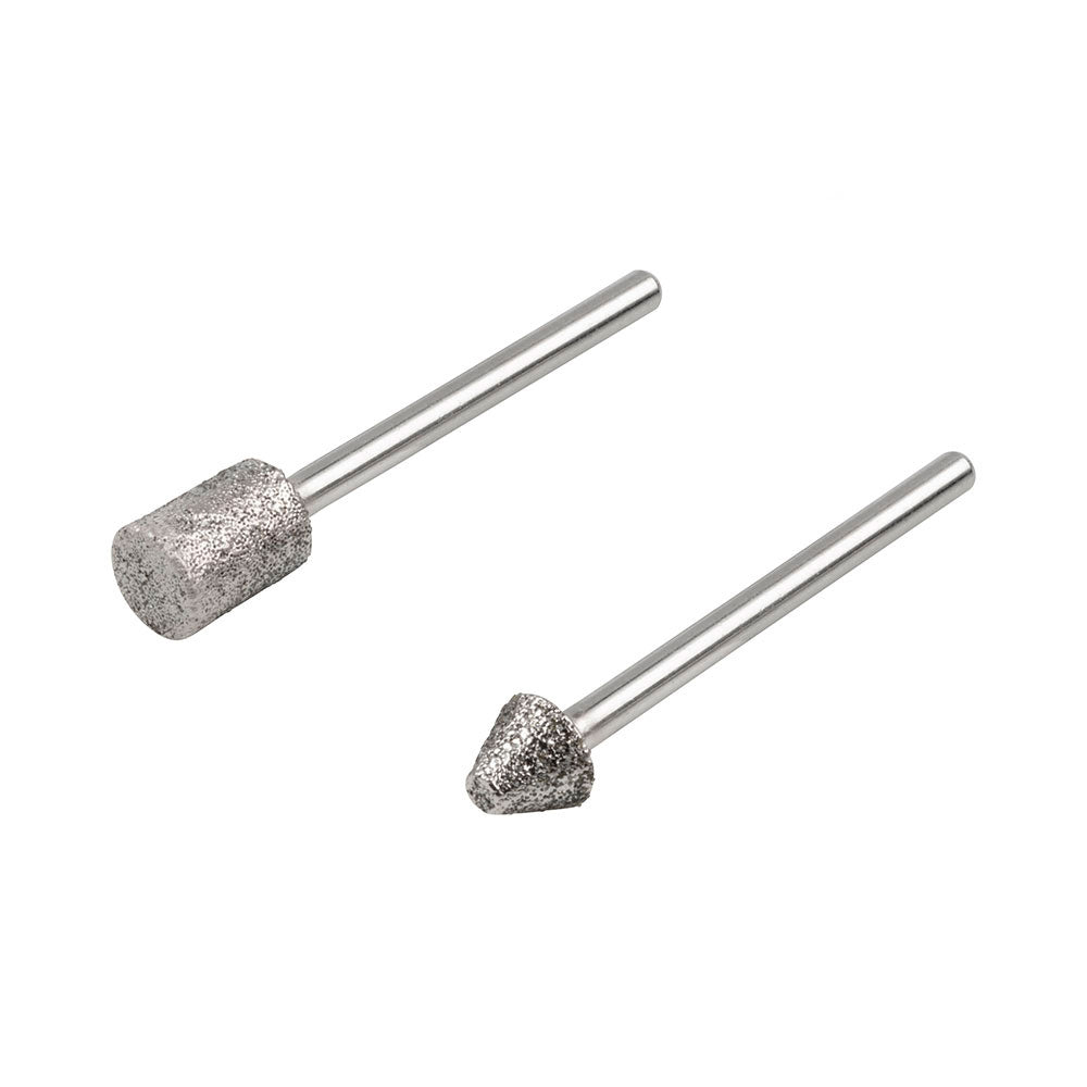 Kit de 2 fresas diamante cone cilÃndrico e pontiagudo 5989000 wolfcraft_0