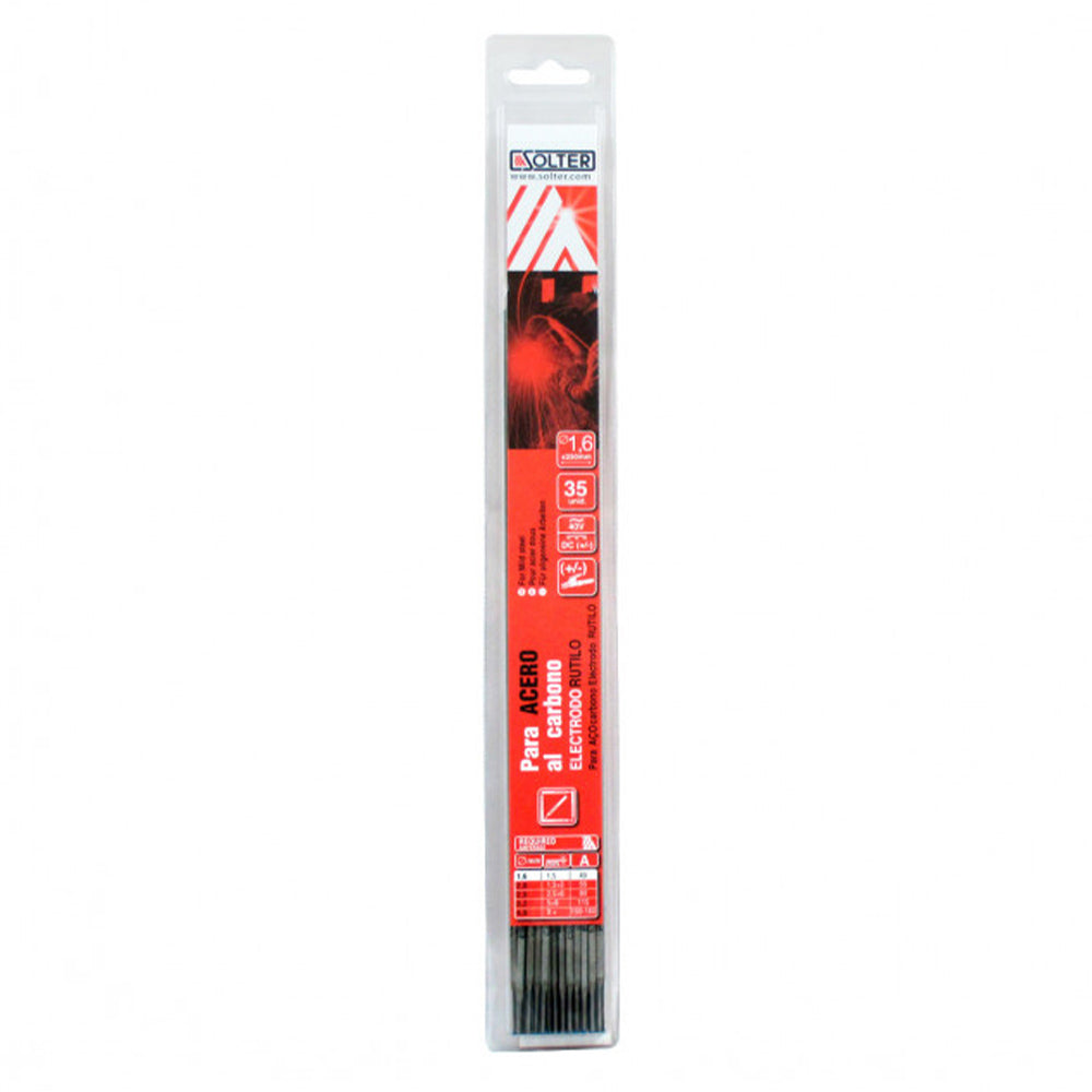 Elétrodo rutilo para aço ao carbono ø2,5mm (blÃster 30 unid.) solter_0