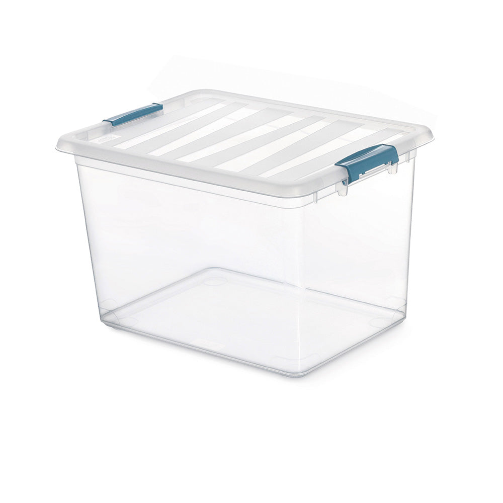 Caixa katla transparente 20l com alças ergonómicas 39x29x25,5cm_0